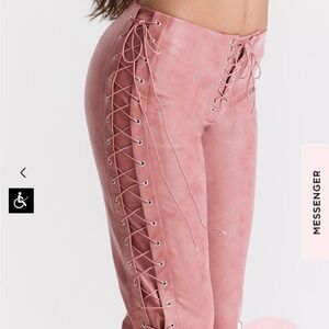 House of CB Faux leather pants